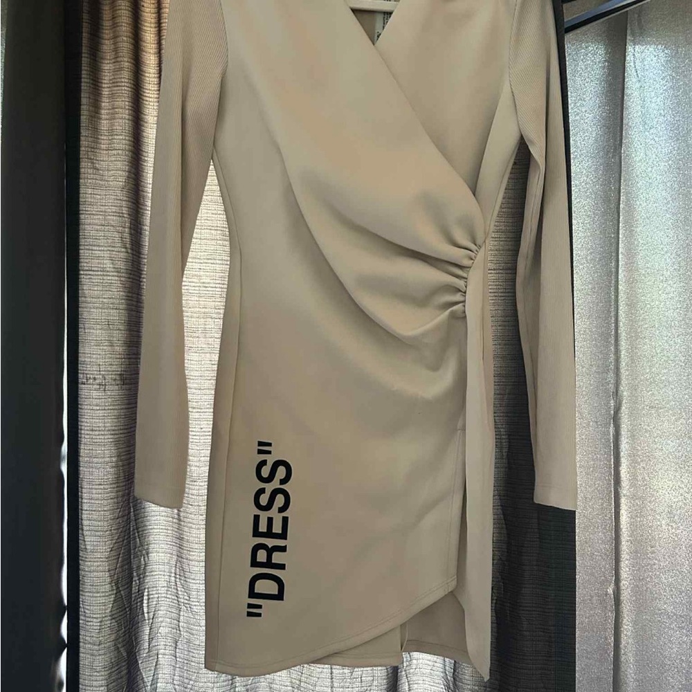 Off-White Cream Midi Dress